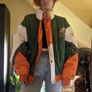 Miami hurricanes starter jacket